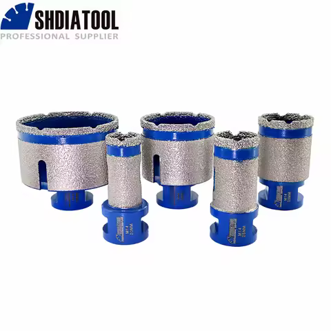 SHDIATOOL 1pc Dia20/25/35/50/68/75mm Diamond Milling Finger Core Drill Bits Drilling Tile Marble Qua