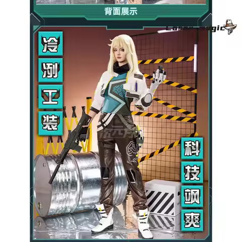 Deadlock Cosplay Costume Game VALORANT Uniform Halloween Carnival Party Christmas Play Role Clothes