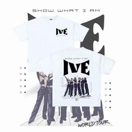 IVE 2026 WORLD TOUR Show What I Am KPOP T-Shirt Yujin Wonyoung Gaeul Rei Leeseo Oversize Cotton MNL