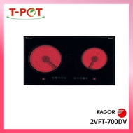 FAGOR VITROCERAMIC HOB - 2 Cooking Zones 2VFT-700DV