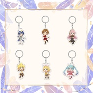GANTUNGAN Acrylic key chain acrylic project key chain sekai virtual singer hatsune miku, kagamine ri