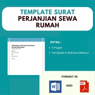 🔥INSTANT🔥 Surat Perjanjian Sewa Rumah (Template Surat Kontrak) | House Rental Agreement Contract Tem
