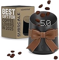 Subminimal Subscale| Digital Coffee Dosing Cup, Invisible LED Display, Touch Activated, Accurate Cof