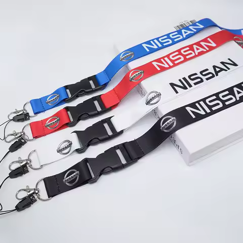 Lanyard neck strap for id card Office Neck Strings For Nissan X-trail Qashqai X J10 J11 Trail Tiida 
