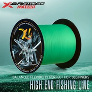 MATEER X4 100% PE Braided Saltwater Fishing Line 4-Strand, 300/500m, 9–85kg, 15–150lb, 4-Strand Abra