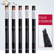 SUEREN Microblade Eyebrow Pen,  Waterproof 4 Point Eyebrow Pencil, Fashion Long-Lasting Smudge-Proof