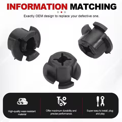 3 PCS 0203009002 ABS Universal Sensor Control Module Bracket Clip Holder PA66-GF30 39R13537