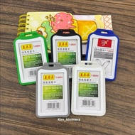 ID Case double sided Card holder id protector case or card Holder transparent