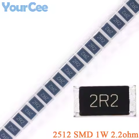 100pcs/10pcs 2.2ohm 2512 SMD Resistor 2.2 ohm 2.2R 2R2 1W 5% Chip Resistance Kit