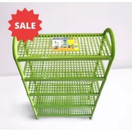 Gratong Shoe Rack/ Sandal Plastic 3 Tiers, 4 Tiers, and 5 Tiers Luxury Multi Best PlasticPURPOSE