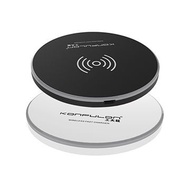 Wireless Charger Konfulon Q06, (USB input 5V 2A/9V 1.67A, WHITE & BLACK)