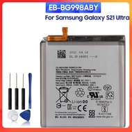 แบตเตอรี่  แท้ Samsung Galaxy S21 S21 Ultra S21Plus S20 FE A52 Battery EB-BG998ABY EB-BG996ABY EB-BG