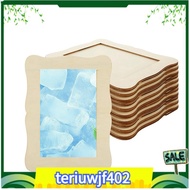 【●TI●】12 Pack Wooden Picture Frames for Crafts DIY Wood Craft Picture Frames for Birthday Party Moth