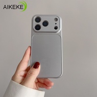 Minimalist Silver Phone Case For Vivo iQOO Z11 Z11X Z10 Z10X Z10R Z9X Z9 Turbo Plus Z7 Z7i Z6 Lite P