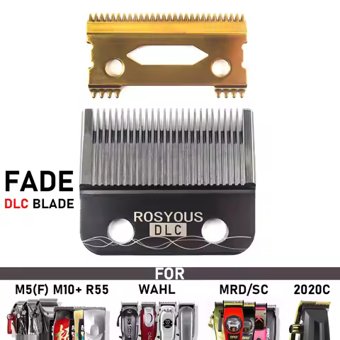 DLC Blade for Madeshow/WAHL/MRD/Gamma/SC/JRL KM-90-4 Professional Hair Clipper Accessories Ultra Thi
