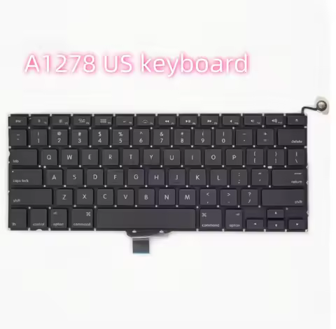 US UK French Spain A1278 Keyboard For Macbook Pro laptop 13" German Russian Italian Korean Turkish A