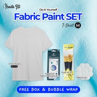 DIY Fabric Paint Kit Set Complete Clothes Painting Paint Kreate Kit