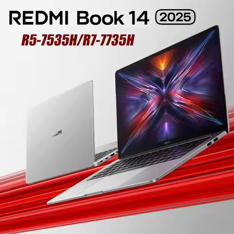 Xiaomi Redmi Book Pro 14 2025 Laptop AMD Ryzen R5 7535H/R7 7735H 8Core 16G DDR5+512G SSD Radeon 680M