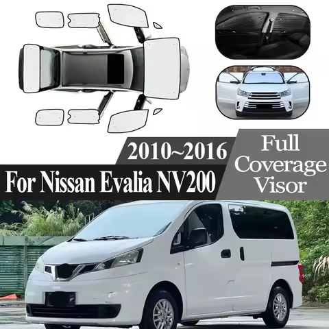 Auto Visor For Nissan Evalia NV200 Vanette 2010~2016 2015 Car Coverage Sunshade Anti-UV Window Sunsh