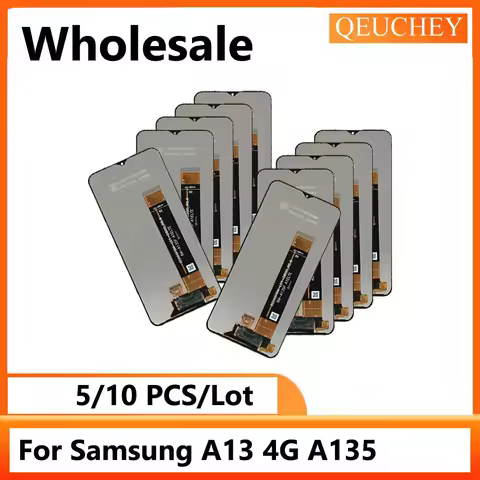 5/10 Piece/Lot For Samsung A13 4G A135 A135F LCD Display Monitor Touch Screen Digitizer Assembly No 