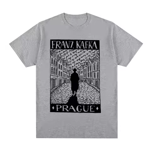 Franz Kafka Vintage T-shirt Cotton Metamorphosis Literature Books Write Writers Read Men T shirt New