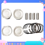 [a1t7jhwv] Piston Kit for  I10 I20  Picanto 1.2L  G4LA 71Mm 23041-04000 23041-03330 23041-03340 2304