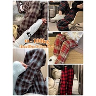Wide leg pants Unisex 40-100kg casual pants Seluar Tidur Perempuan Korean style high waist straight 