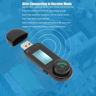 Bluetooth audio Transmitter -bluetooth ver. 5.1 LCD Transmit / Receive (2-in-1),  Portable Wireless 