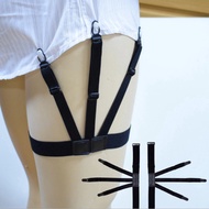 2pcs Holder Straps Non-slip Lock Clamp Men Shirt Stay Garter Suspenders Shirt