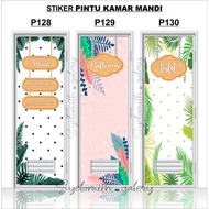 STICKER BATHROOM TROPICAL LEAF