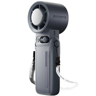 SANSONIC พัดลมพกพา พัดลมไอเย็น 6000mAh พัดลมพับได้ 199 ระดับ คล้องคอ พกพาขนาดเล็ก ชาร์จ USB เวลาใช้ง