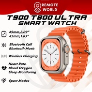 T900 Ultra T800 Ultra Orange Smart Watch Series Ultra Bluetooth Call Waterproof 49mm 45mm Wireless C