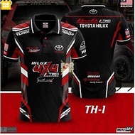 Toyota Hilux 4x4 T-shirt/Baju Microfiber Jersi/