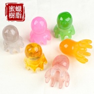 Octopus Head Massage Comb Octopus Head Massage Comb Resin Beeswax Octopus Head Massage Comb Head Mas
