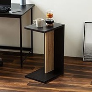 Iris Ohyama Side Table Stylish STB-288W Black Product Size (W x D x H): Approx. 15.2 x 11.4 x 24.4 i