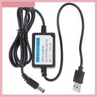 GG USB Charge Power Boost Cable DC 2.1x5.5mm 5V to DC 9V/12V 1A Step UP Cable M