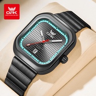 OPK นาฬิกาสำหรับผู้ชายแบรนด์เดิมกันน้ำแฟชั่น2025สไตล์ใหม่นาฬิกาควอทซ์ปฏิทินสเตนเลสส่องสว่าง