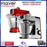 MAYER MMSM100 STAND MIXER WITH 6L STAINLESS STEEL BOWL