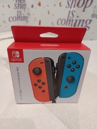 任天堂 Nintendo Switch Joy-Con controller 控制器 (雙色) - Neon Red + Blue (JAPANESE VERSION) 日版 - Japan import 🇯🇵 game console 手掣 ⚡⚡ 原廠左右手把 - REGION FREE,  brand new sealed in box 全新 🎮🕹️ - LAST ONE IN STOCK