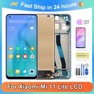 Mi 11 Lite 5G 100% Test For Xiaomi Mi 11 Lite M2101K9AG LCD Display Touch Screen Digitizer Assembly For Xiaomi Mi 11 Lite 5G LCD
