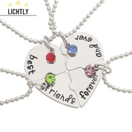 LICHTLY 4 Bff Fashion Love Necklace Nice Gift Womens Necklace