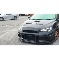LATEST Varis V3 PP HARD ABS FRP EvoX Front Bumper Mitsubishi Lancer Evo10 Proton Inspira 2020/22 MOD