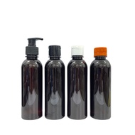 READY STOCK PET BOTTLE 250ML AMBER WITH PUMP/FLIP CAP/LOCK SCREW CAP