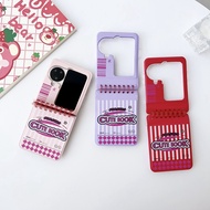 Fashion Red Art Design Casing N3Flip N2Flip for OPPO Find N3 N2 Flip Back Phone Case