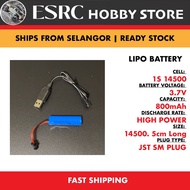 RC Car Kereta Control 3.7V 14500 18650 800-3000mah Lipo Lion Upgrade Rechargeable Battery Battery