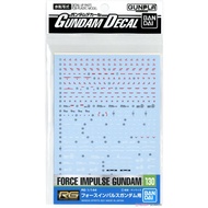 Bandai GUNDAM DECAL130 RG 1/144 FORCE IMPULSE 4573102621634 D1