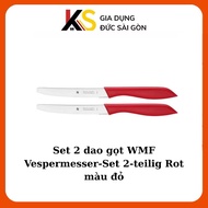 Set of 2 red WMF Vespermesser-Set 2-teilig Rot paring knives