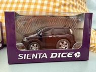 1:30 Toyota Sienta Dice 豐田原廠 回力車  紫色