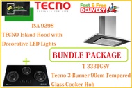 TECNO HOOD AND HOB BUNDLE PACKAGE FOR (ISA 9298 &amp; T 333TGSV) / FREE EXPRESS DELIVERY