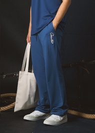 CROCODILE NAVAL ACADEMY BLUE TRACKPANT WITH EMBROIDERY